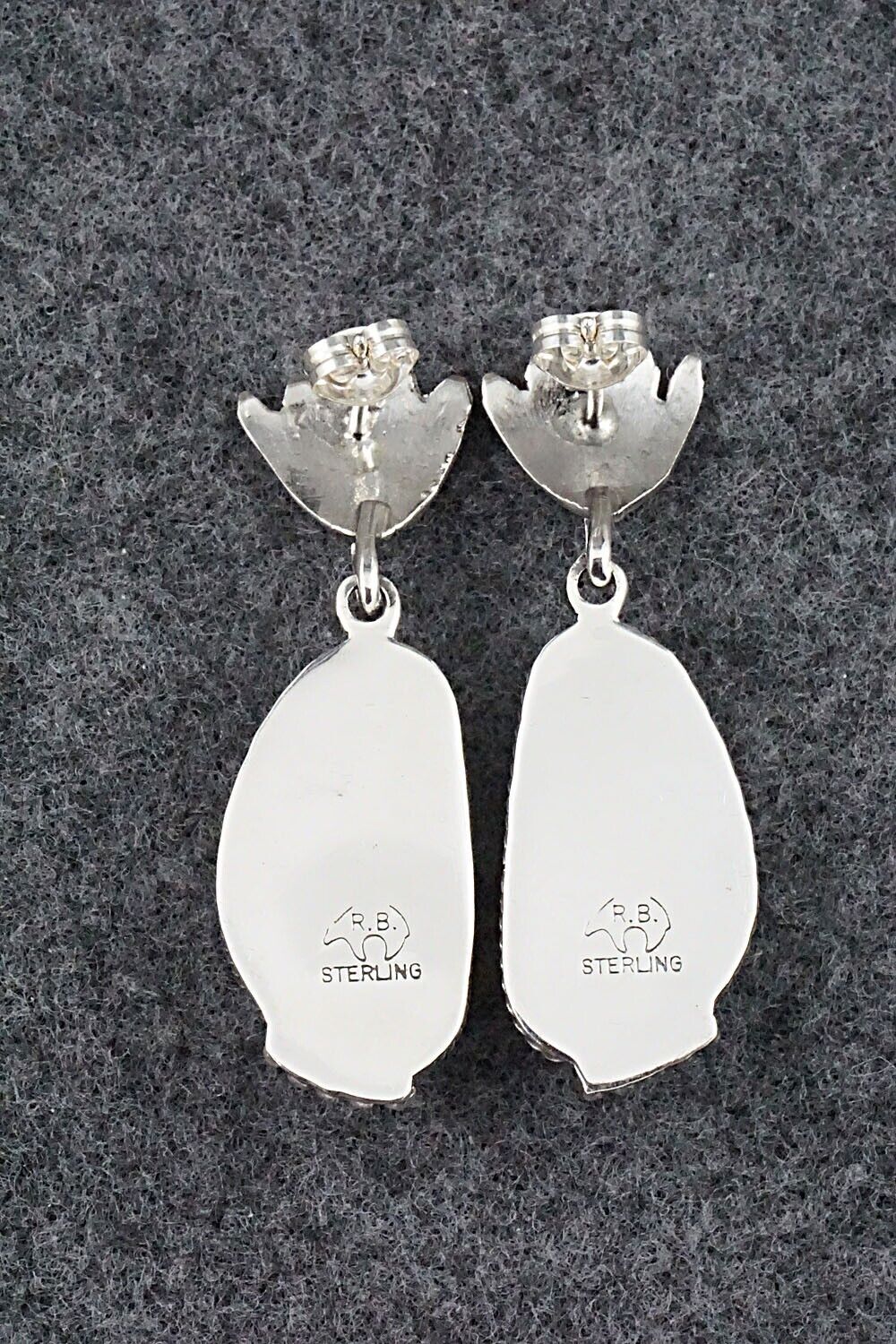 Turquoise and Sterling Silver Earrings - Sharon McCarthy