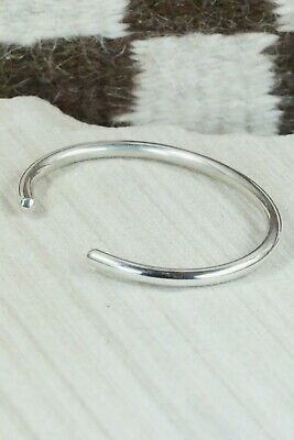 Navajo Sterling Silver Bracelet - Elaine Tahe
