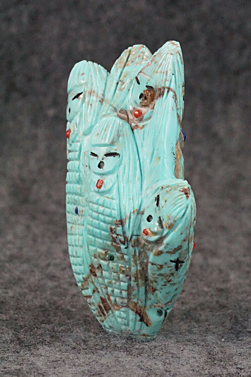 Corn Maiden Zuni Fetish Carving - Sandra Quandelacy