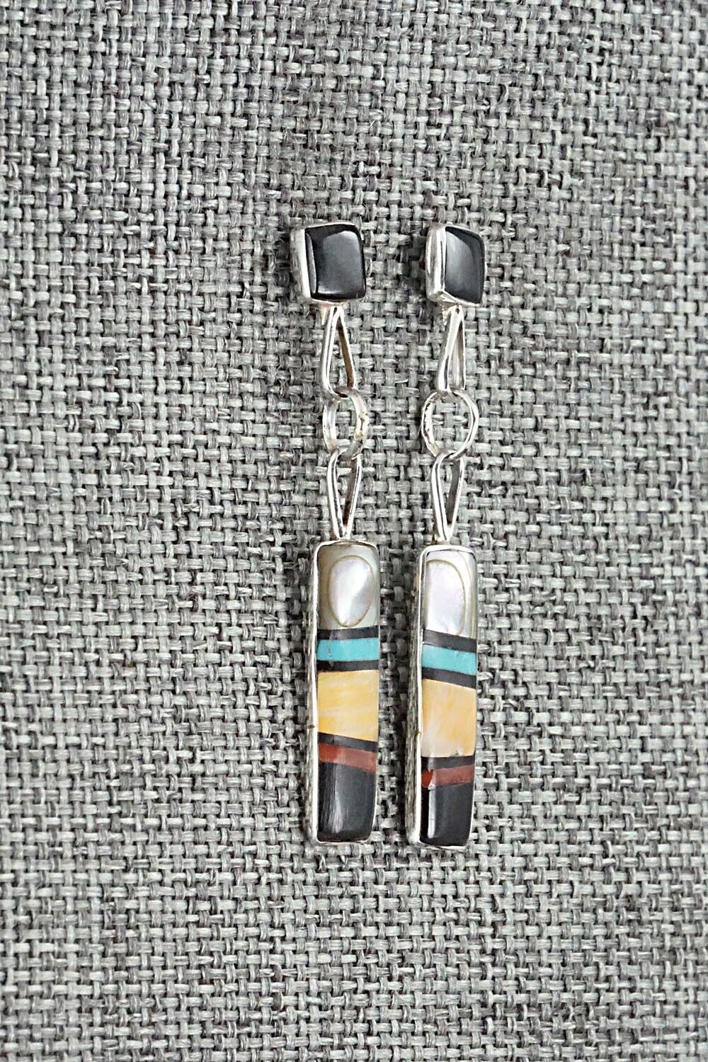 Multi Stone & Sterling Silver Earrings - Bobby Sanchez