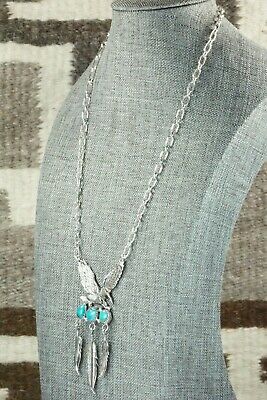 Turquoise & Sterling Silver Necklace - Henry Attakai