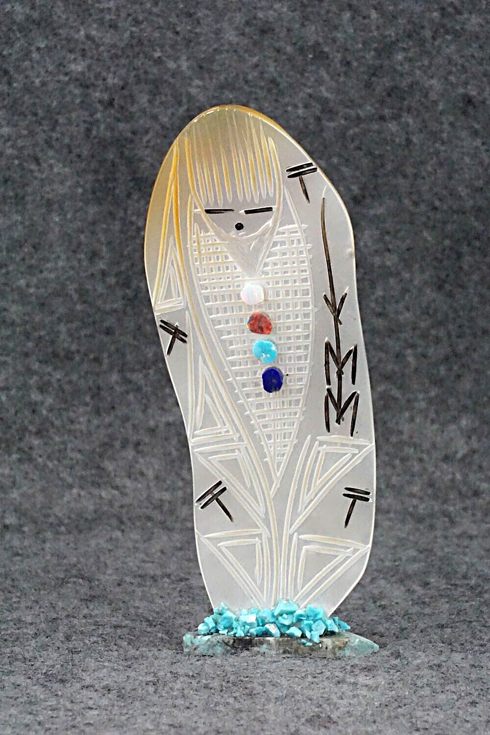 Corn Maiden Zuni Fetish Carving - Gloria Chattin