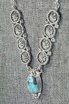 Turquoise & Sterling Silver Necklace - Bobby Platero