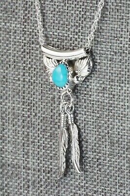 Turquoise & Sterling Silver Necklace - Sharon McCarthy