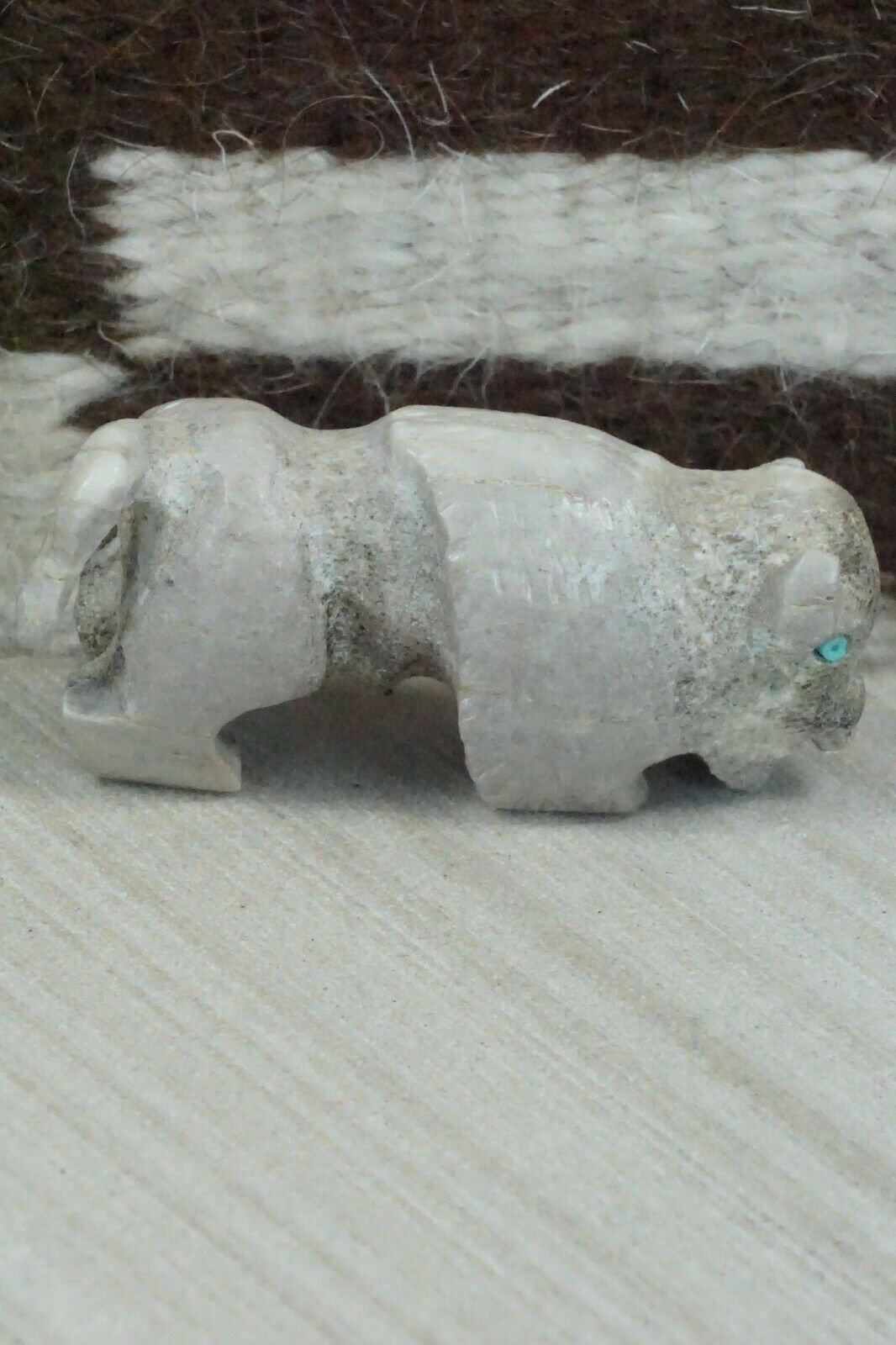 Buffalo Zuni Fetish Carving - Allison White