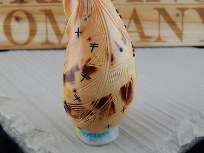 Corn Maiden Zuni Fetish Carving - Stuart Quandelacy - High Lonesome Trading