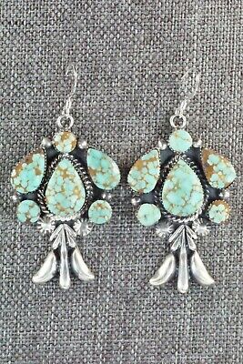 Turquoise & Sterling Silver Earrings - Bobby Platero