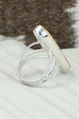 Spiny Oyster & Sterling Silver Ring - Harold Smith - Size 7.5