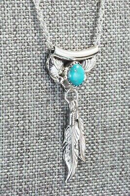 Turquoise & Sterling Silver Necklace - Sharon McCarthy