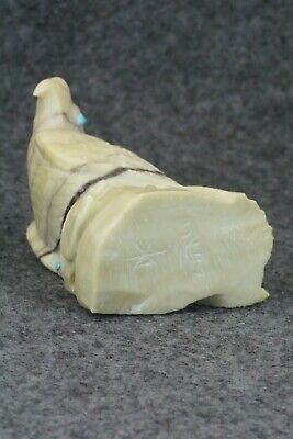 Eagle Zuni Fetish Carving - Derrick Kaamasee
