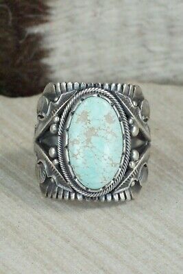 Turquoise & Sterling Silver Ring - Derrick Gordon - Size 12