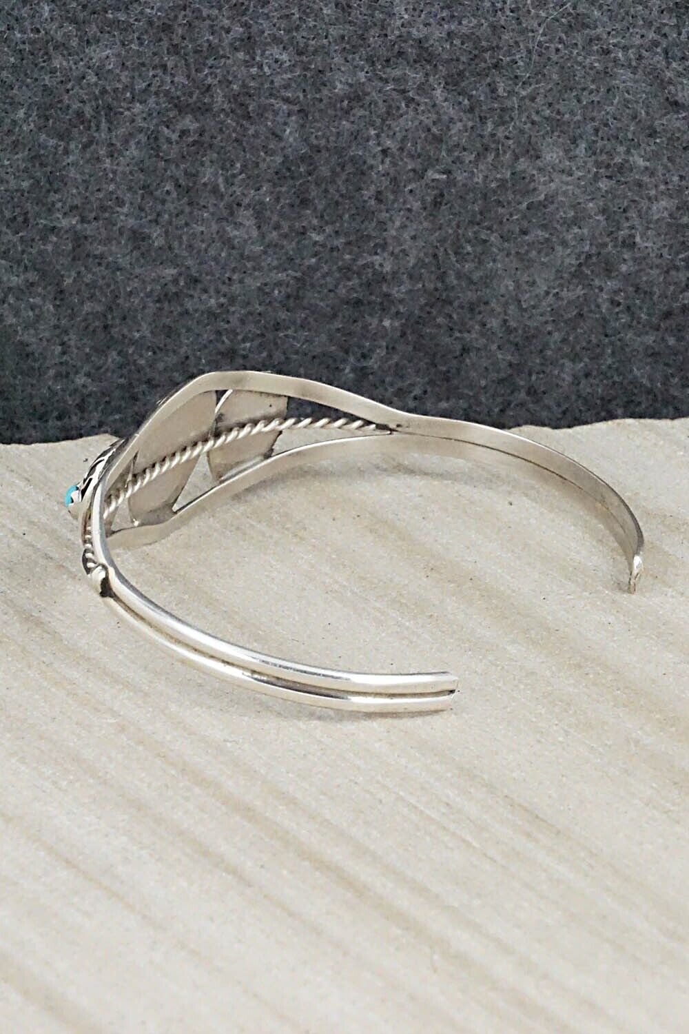 Turquoise & Sterling Silver Bracelet - Janice Spencer