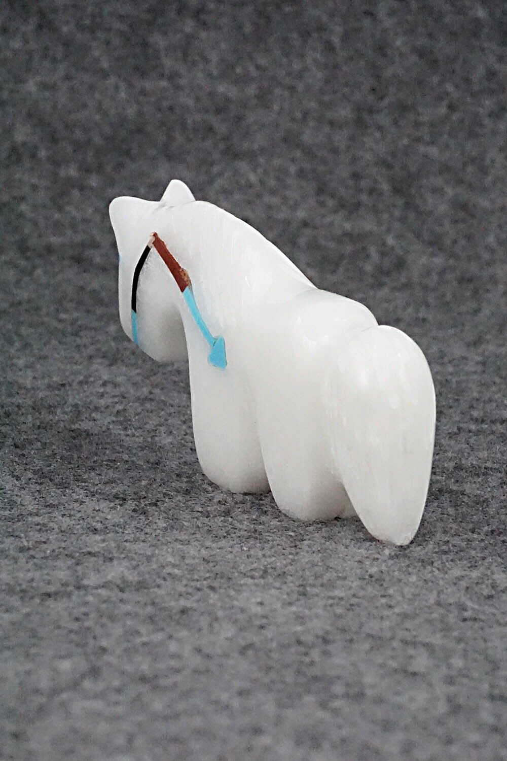 Horse Zuni Fetish Carving - Rodney Laiwakete