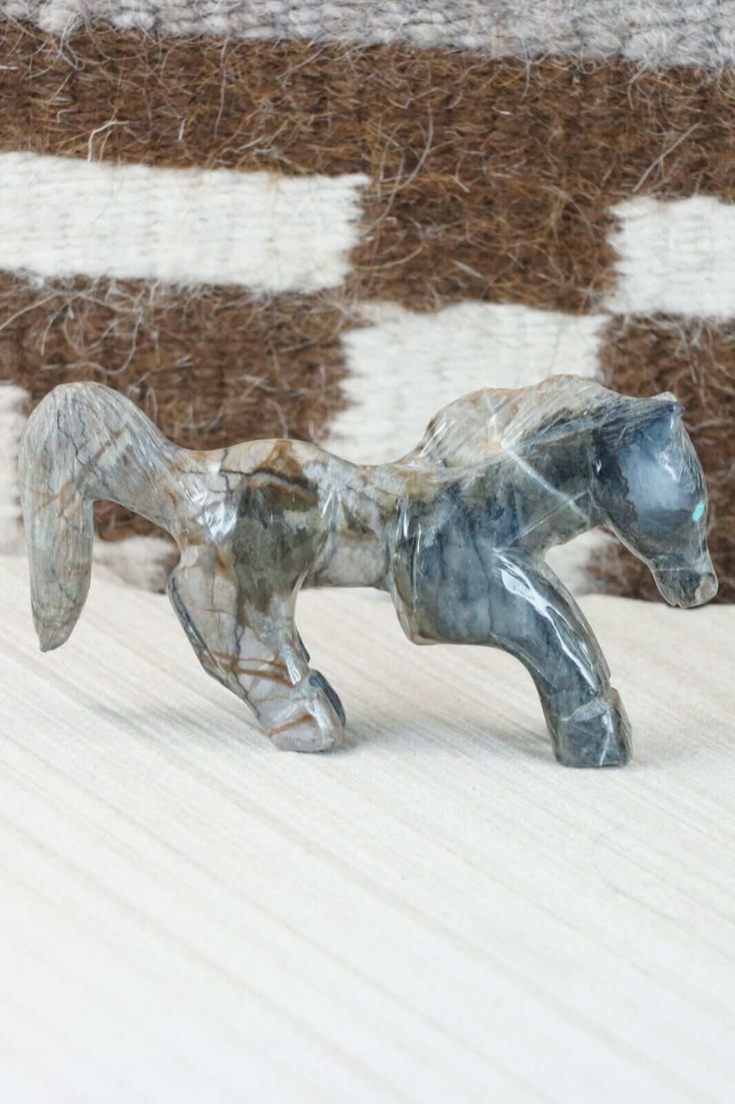 Horse Zuni Fetish Carving - Jonas Hastito
