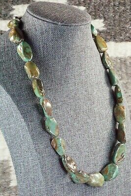 Turquoise & Sterling Silver Necklace - Navajo