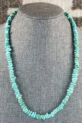 Turquoise & Sterling Silver Necklace - Navajo