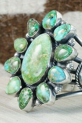 Navajo Turquoise & Sterling Silver Bracelet - Raymond Delgarito