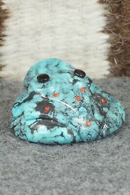 Frog Zuni Fetish Carving - Reynold Lunasee