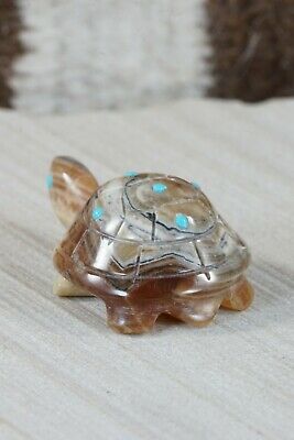 Turtle Zuni Fetish Carving - Ronnie Lunasee - High Lonesome Trading