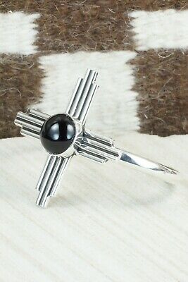 Onyx & Sterling Silver Zia Bracelet - Thomas Valencia