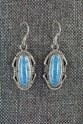 Navajo Turquoise & Sterling Silver Earrings - Jan Mariano
