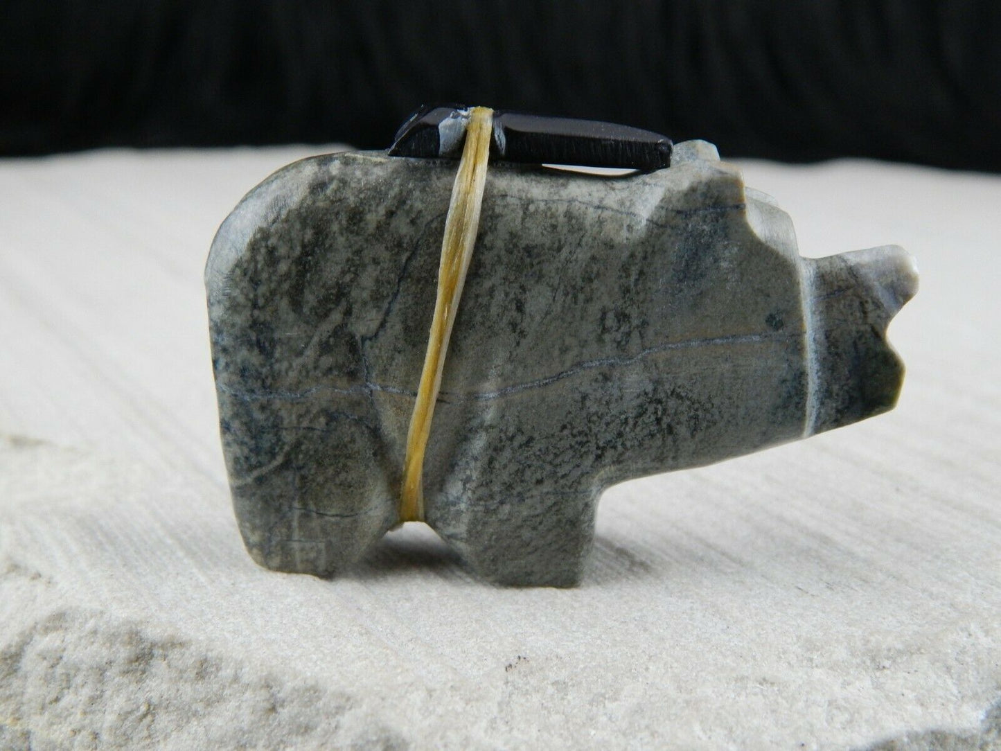 Bear Zuni Fetish Carving - Kelly Lementino - High Lonesome Trading