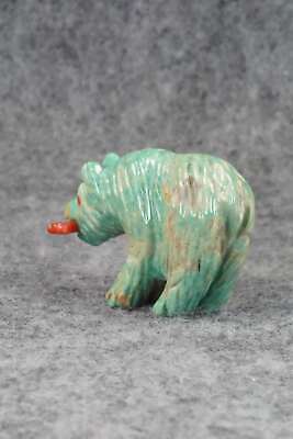 Bear Zuni Fetish Carving - Andres Quandelacy