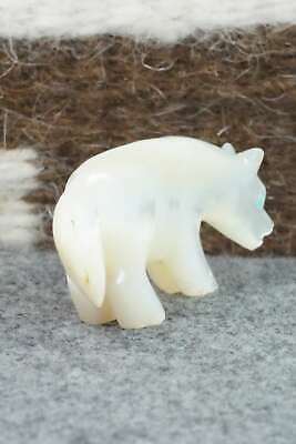 Wolf Zuni Fetish Carving - Andres Quandelacy