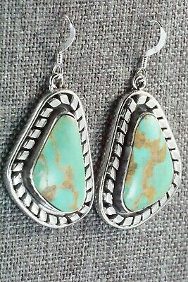 Turquoise and Sterling Silver Earrings - Sharon McCarthy