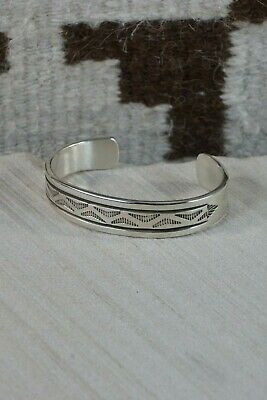 Navajo Sterling Silver Bracelet - Bruce Morgan - High Lonesome Trading
