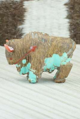 Buffalo Zuni Fetish Carving - Andres Quandelacy