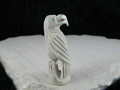Eagle Zuni Fetish Carving - Garrick Weeka - High Lonesome Trading