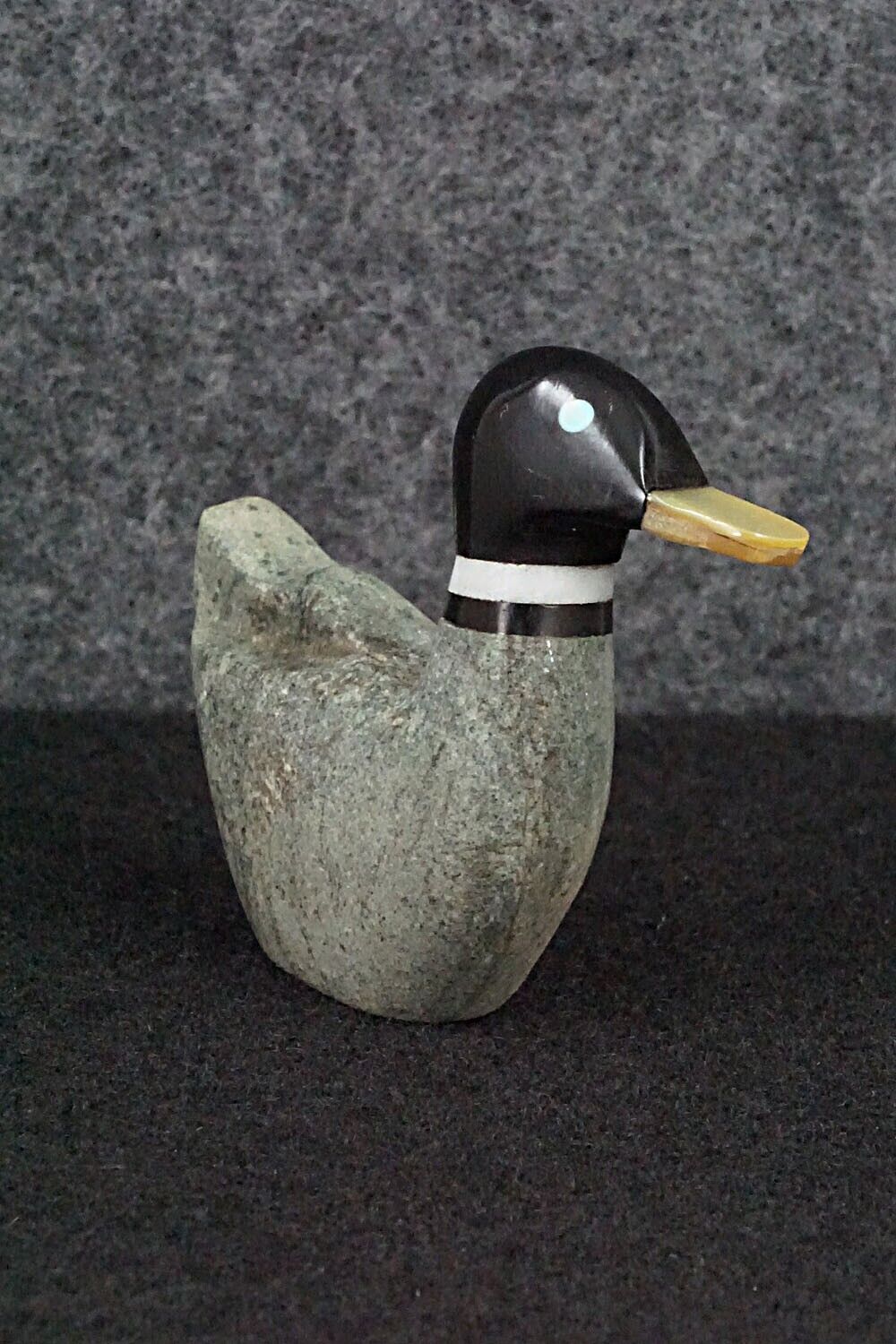 Duck Zuni Fetish Carving - Justin Natewa