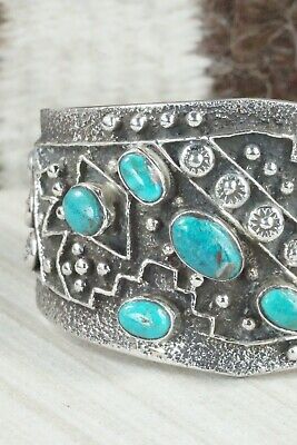 Turquoise & Sterling Silver Bracelet - Delbert Arviso