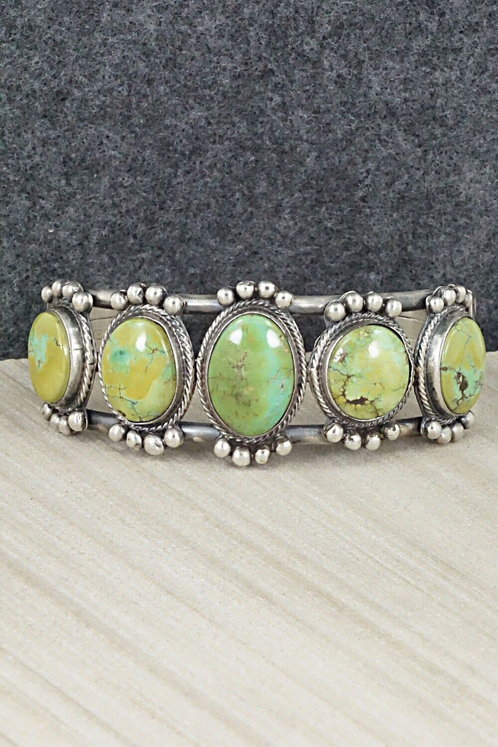 Turquoise & Sterling Silver Bracelet - Thomas Yazzie