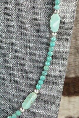 Turquoise & Sterling Silver Necklace - Navajo