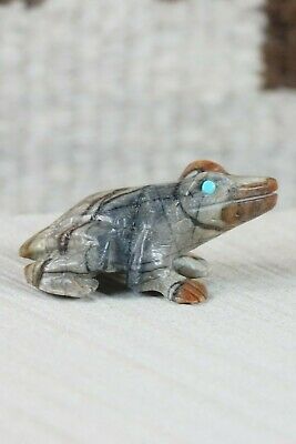 Frog Zuni Fetish Carving - Dane Malani - High Lonesome Trading