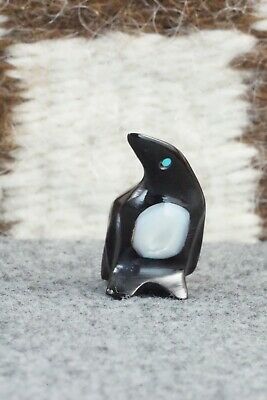 Penguin Zuni Fetish Carving - Calvert Bowannie