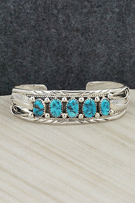 Turquoise & Sterling Silver Bracelet - Davey Morgan