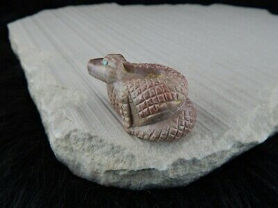 Rattlesnake Zuni Fetish Carving - Farlan Quam - High Lonesome Trading