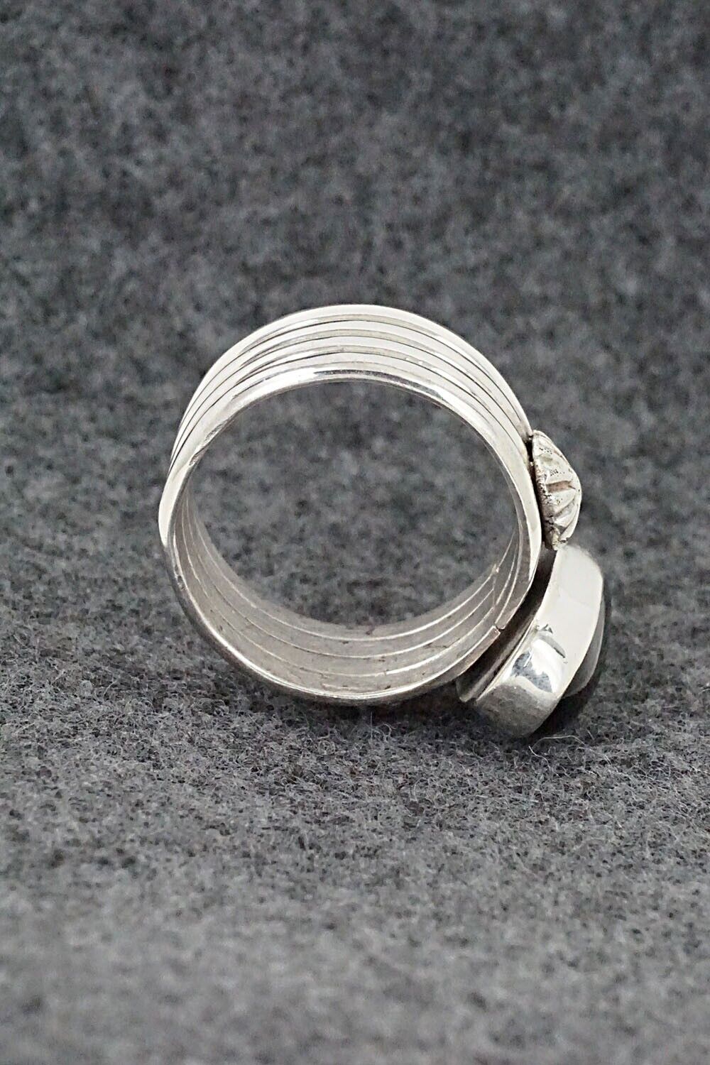 Onyx & Sterling Silver Ring - Ben Begay - Size 7.75