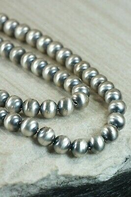 Navajo Sterling Silver Pearl Necklace - Jan Mariano