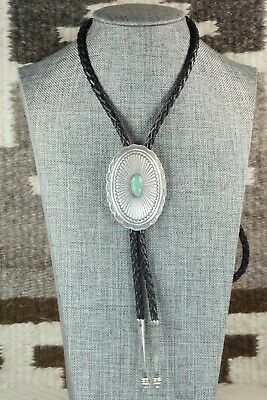 Turquoise & Sterling Silver Bolo Tie - Arnold Blackgoat