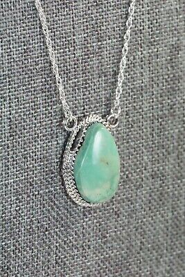Navajo Turquoise & Sterling Silver Necklace - Annie Spencer