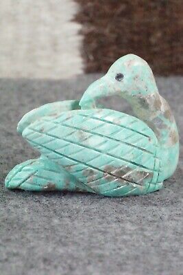 Swan Zuni Fetish Carving - Cody Cheama