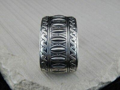 Navajo Sterling Silver Bracelet - Raymond Delgarito - High Lonesome Trading