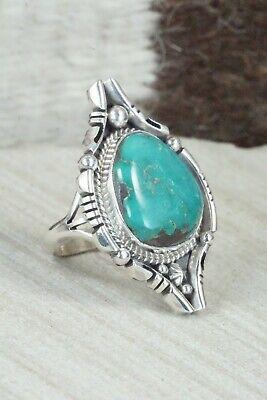 Turquoise & Sterling Silver Ring - Daniel Benally - Size 6.75 - High Lonesome Trading
