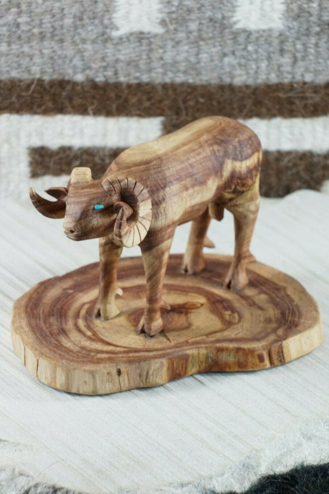 Ram Zuni Fetish Carving - Calvert Lamy - High Lonesome Trading