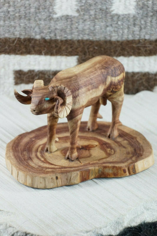 Ram Zuni Fetish Carving - Calvert Lamy - High Lonesome Trading