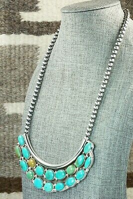 Turquoise & Sterling Silver Necklace - Roberta Begay